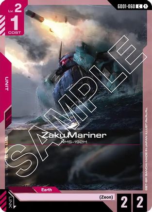 Zaku Mariner (GD01-060) - Newtype Rising - for just $0.03! 