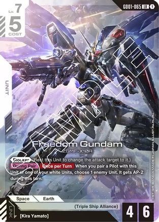 Freedom Gundam (GD01-065) - Newtype Rising Holofoil - for just $2.05! 