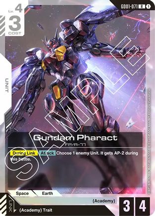 Gundam Pharact (GD01-071) - Newtype Rising Holofoil - for just $0.11! 