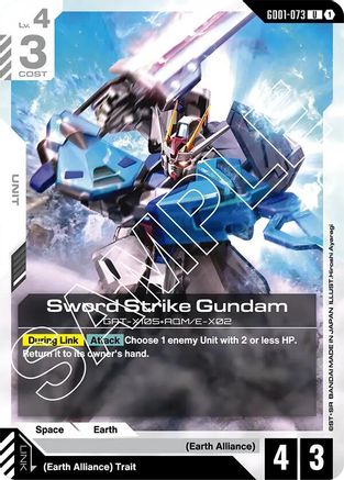 Sword Strike Gundam (GD01-073) - Newtype Rising - for just $0.05! 