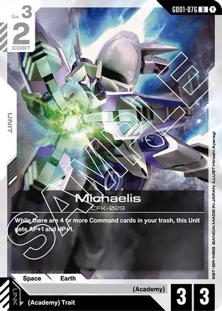Michaelis (GD01-076) - Newtype Rising - for just $0.04! 