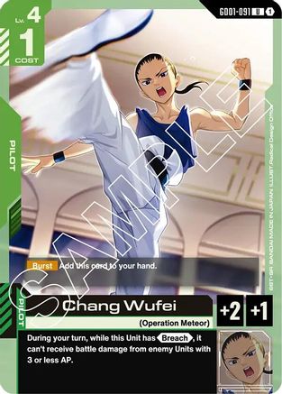 Chang Wufei (GD01-091) - Newtype Rising - for just $0.07! 