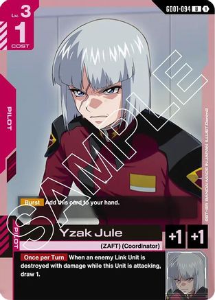 Yzak Jule (GD01-094) - Newtype Rising - for just $0.02! 