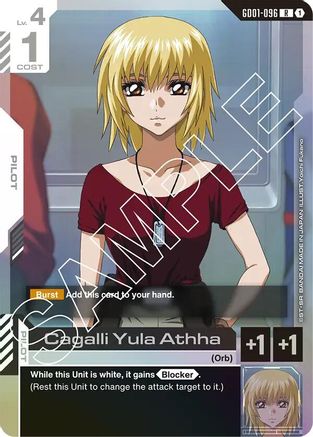 Cagalli Yula Athha (GD01-096) - Newtype Rising Holofoil - for just $0.08! 