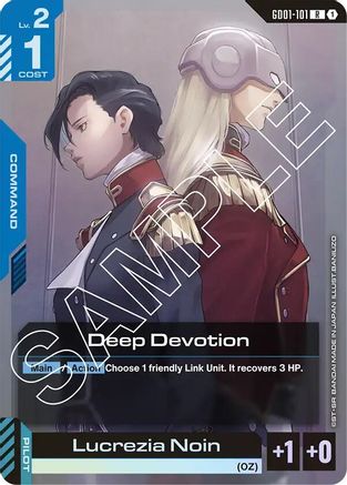 Deep Devotion (GD01-101) - Newtype Rising Holofoil - for just $0.07! 