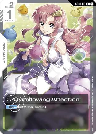 Overflowing Affection (GD01-118) - Newtype Rising - for just $1.08! 