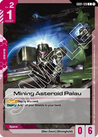 Mining Asteroid Palau (GD01-128) - Newtype Rising - for just $0.04! 