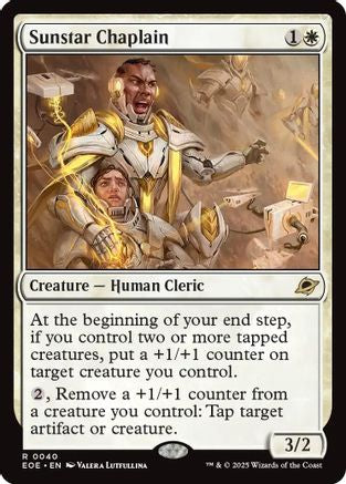 Sunstar Chaplain (EOE-040) - Edge of Eternities - for just $0.06! 