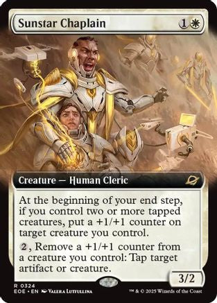 Sunstar Chaplain (Extended Art) (EOE-324) - Edge of Eternities Foil - for just $0.06! 
