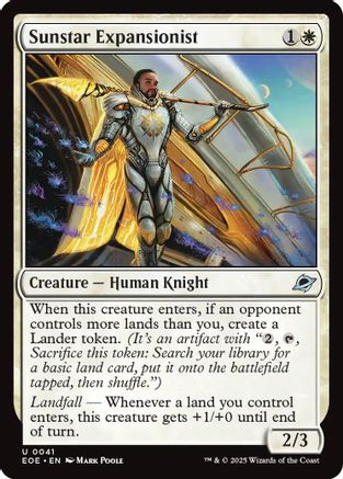Sunstar Expansionist (EOE-041) - Edge of Eternities Foil - for just $0.03! 