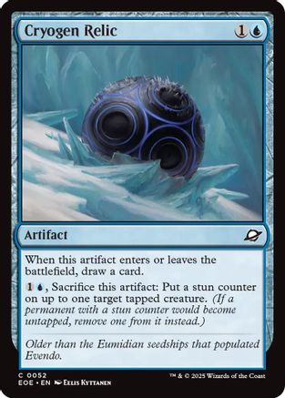 Cryogen Relic (EOE-052) - Edge of Eternities - for just $0.05! 