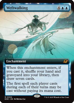 Weftwalking (Extended Art) (EOE-330) - Edge of Eternities - for just $0.15! 