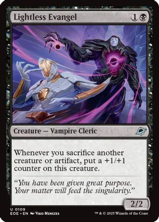 Lightless Evangel (EOE-109) - Edge of Eternities - for just $0.03! 