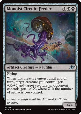Monoist Circuit-Feeder (EOE-110) - Edge of Eternities Foil - for just $0.01! 