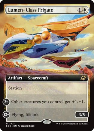 Lumen-Class Frigate (Extended Art) (EOE-321) - Edge of Eternities Foil - for just $0.16! 