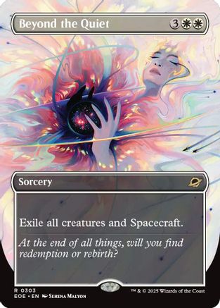 Beyond the Quiet (Borderless) (EOE-303) - Edge of Eternities - for just $0.48! 