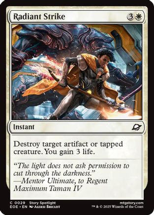 Radiant Strike (EOE-029) - Edge of Eternities - for just $0.03! 