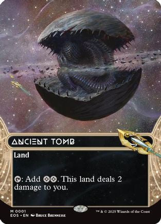 Ancient Tomb (0001) (Borderless) (EOS-001) - Edge of Eternities: Stellar Sights - for just $32.20! 