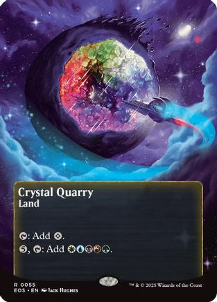 Crystal Quarry (0055) (Borderless) (EOS-055) - Edge of Eternities: Stellar Sights Foil - for just $1.42! 
