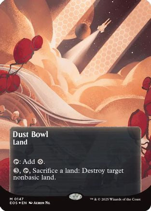 Dust Bowl (0147) (Borderless) (Galaxy Foil) (EOS-147) - Edge of Eternities: Stellar Sights Foil - for just $8.91! 