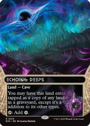 Echoing Deeps (0013) (Borderless) (EOS-013) - Edge of Eternities: Stellar Sights Foil - for just $1.07! 