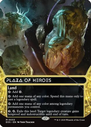 Plaza of Heroes (0033) (Borderless) (EOS-033) - Edge of Eternities: Stellar Sights - for just $2.71! 