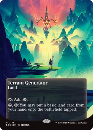 Terrain Generator (0178) (Borderless) (Galaxy Foil) (EOS-178) - Edge of Eternities: Stellar Sights Foil - for just $4.85! 