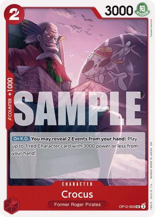 Crocus (OP12-003) - Legacy of the Master - for just $0.05! 