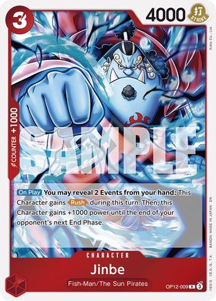 Jinbe (OP12-009) - Legacy of the Master Foil - for just $0.08! 