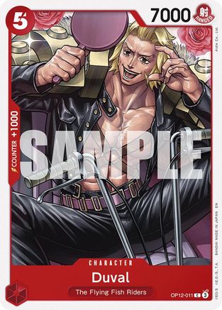Duval (OP12-011) - Legacy of the Master - for just $0.05! 