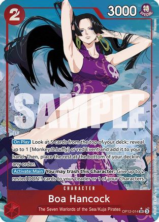 Boa Hancock (Alternate Art) (OP12-014) - Legacy of the Master Foil - for just $10.15! 