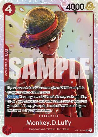 Monkey.D.Luffy (OP12-015) - Legacy of the Master Foil - for just $0.58! 