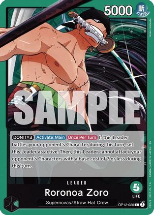 Roronoa Zoro (020) (OP12-020) - Legacy of the Master - for just $0.10! 