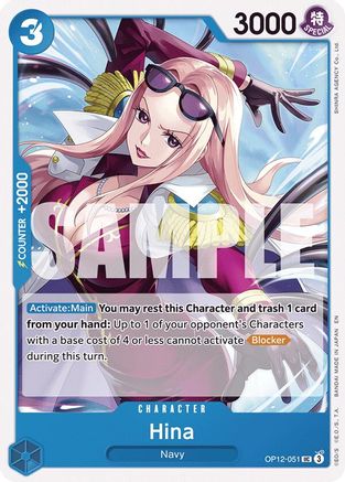 Hina (OP12-051) - Legacy of the Master - for just $0.10! 