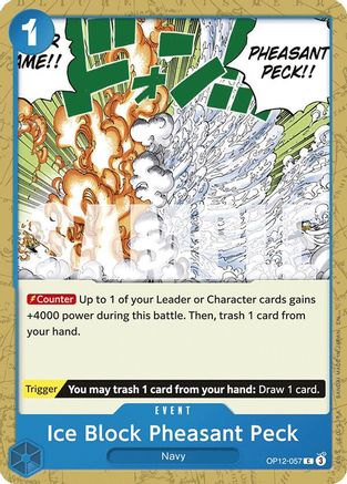 Ice Block Pheasant Peck (OP12-057) - Legacy of the Master - for just $0.05! 