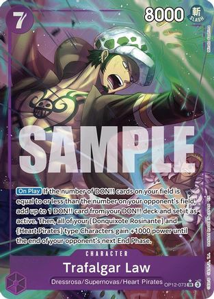Trafalgar Law (073) (Alternate Art) (OP12-073) - Legacy of the Master Foil - for just $5.10! 