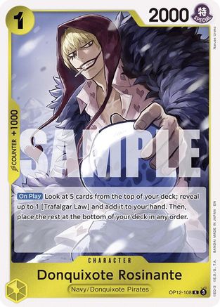 Donquixote Rosinante (108) (OP12-108) - Legacy of the Master Foil - for just $0.10! 