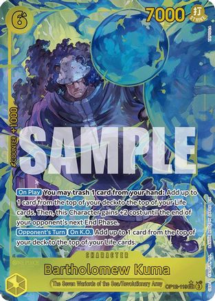 Bartholomew Kuma (Alternate Art) (OP12-119) - Legacy of the Master Foil - for just $13.78! 