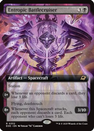 Entropic Battlecruiser (Extended Art) (EOE-332) - Edge of Eternities Foil - for just $0.24! 