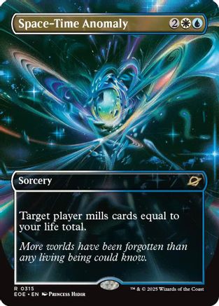 Space-Time Anomaly (Borderless) (EOE-315) - Edge of Eternities - for just $0.33! 