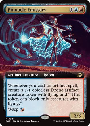 Pinnacle Emissary (Extended Art) (EOE-349) - Edge of Eternities Foil - for just $1.66! 