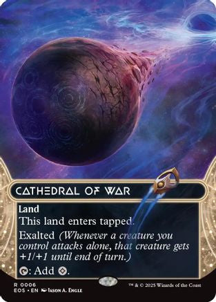 Cathedral of War (0006) (Borderless) (EOS-006) - Edge of Eternities: Stellar Sights - for just $0.16! 