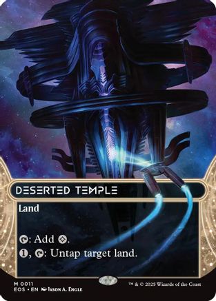 Deserted Temple (0011) (Borderless) (EOS-011) - Edge of Eternities: Stellar Sights Foil - for just $1.67! 