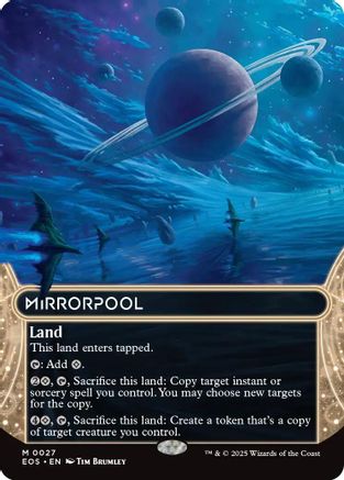 Mirrorpool (0027) (Borderless) (EOS-027) - Edge of Eternities: Stellar Sights - for just $1.23! 
