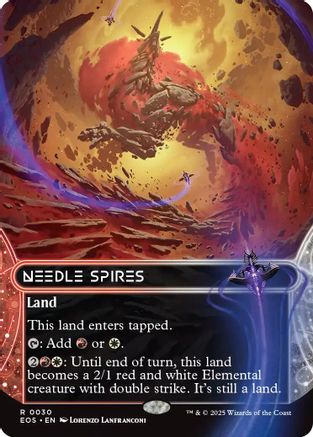 Needle Spires (0030) (Borderless) (EOS-030) - Edge of Eternities: Stellar Sights - for just $0.11! 