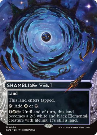 Shambling Vent (0038) (Borderless) (EOS-038) - Edge of Eternities: Stellar Sights - for just $0.13! 