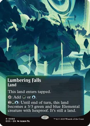 Lumbering Falls (0056) (Borderless) (EOS-069) - Edge of Eternities: Stellar Sights Foil - for just $0.59! 