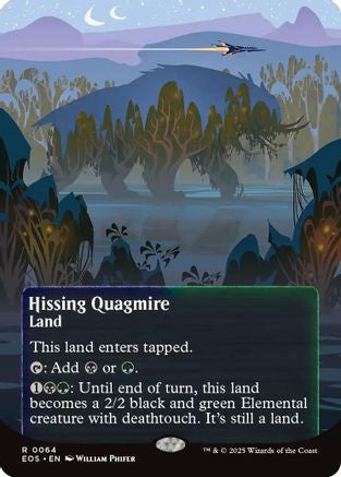 Hissing Quagmire (0064) (Borderless) (EOS-064) - Edge of Eternities: Stellar Sights Foil - for just $0.49! 