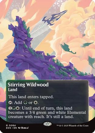 Stirring Wildwood (0084) (Borderless) (EOS-084) - Edge of Eternities: Stellar Sights - for just $0.41! 