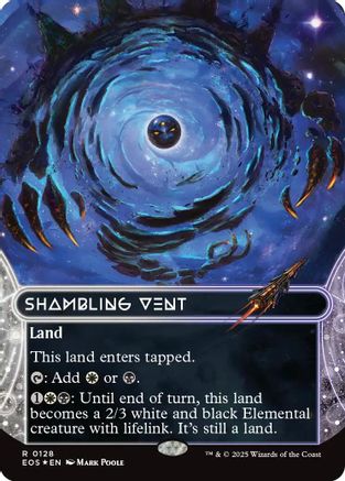 Shambling Vent (0128) (Borderless) (Galaxy Foil) (EOS-128) - Edge of Eternities: Stellar Sights Foil - for just $1.82! 
